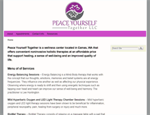 Tablet Screenshot of peaceyourselftogether.net